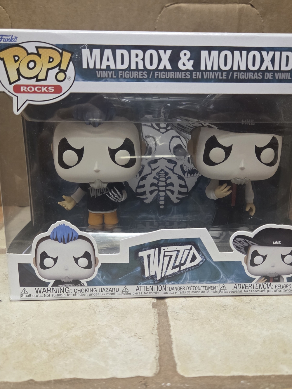 Funko Pop! Rocks Madrox & Monoxide Twiztid Vinyl Figure Set - White & Black